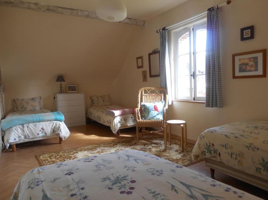 La Ferme Du Chateau Fauguernon Екстериор снимка
